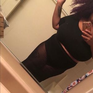 Fashion Nova Mesh skirt